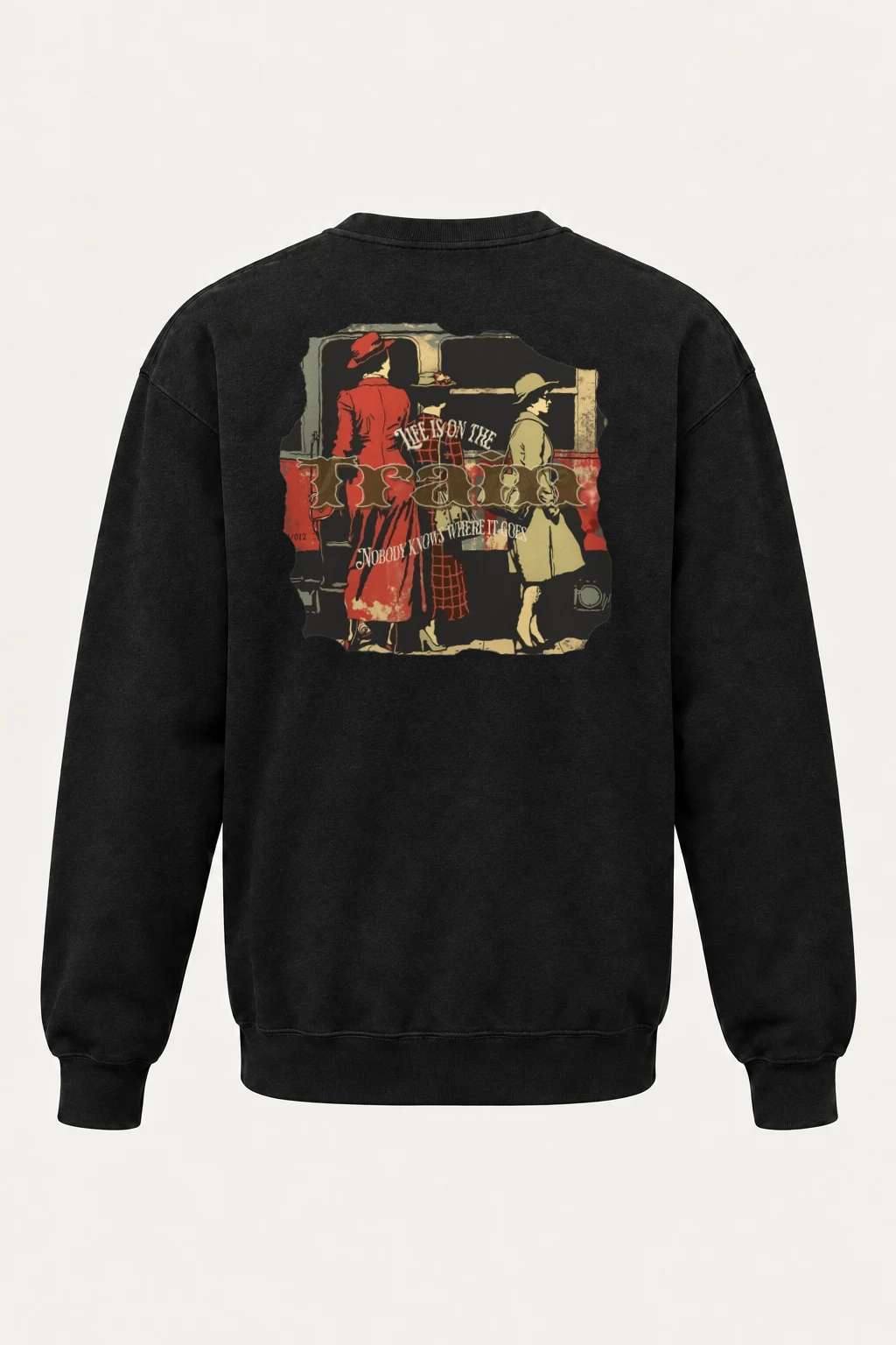 "Vintage Freaks Poster" Heavy Blend Unisex Crewneck Sweatshirt | Gildan 18000