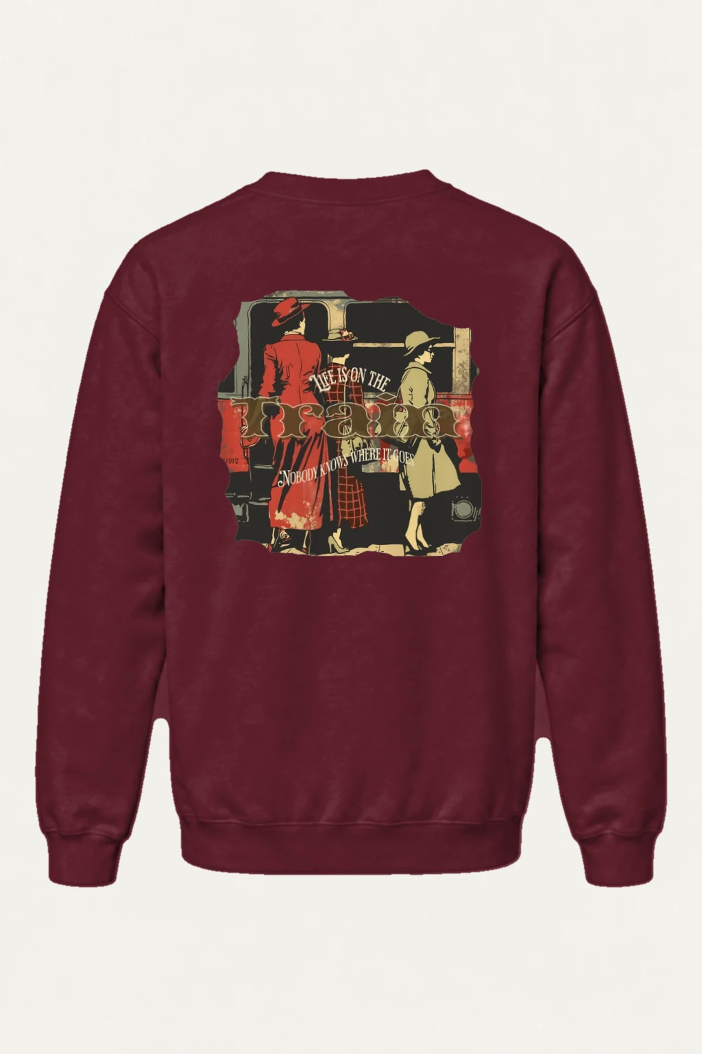 "Vintage Freaks Poster" Heavy Blend Unisex Crewneck Sweatshirt | Gildan 18000