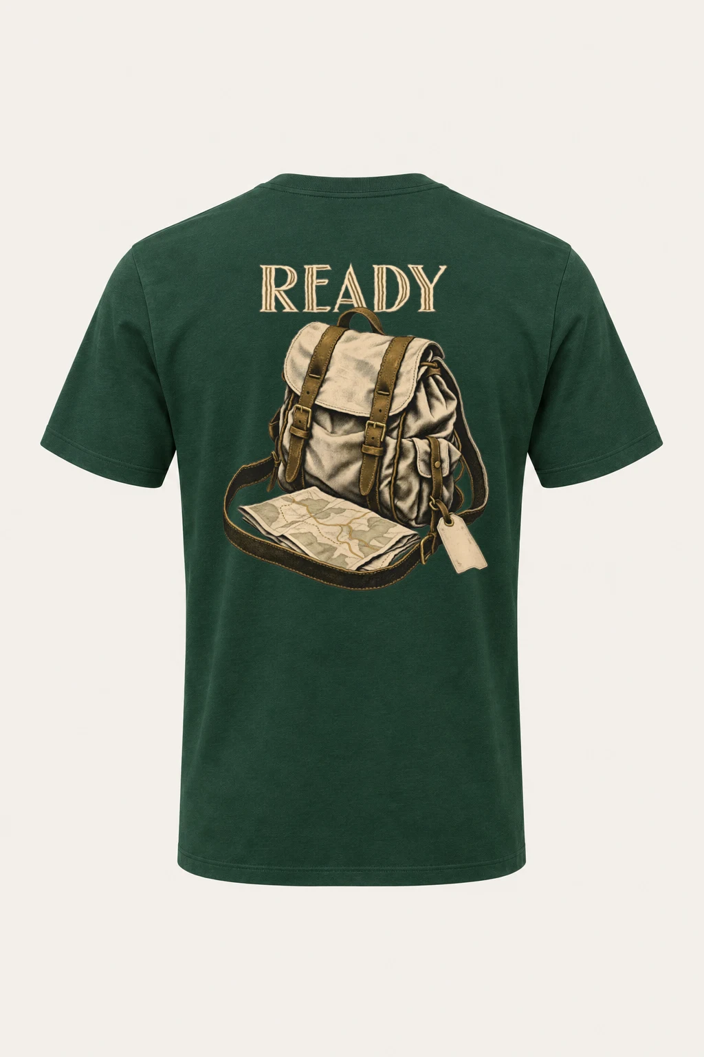 "Vintage Hiking Backpack" Heavyweight Unisex Crewneck T-shirt | Gildan 5000