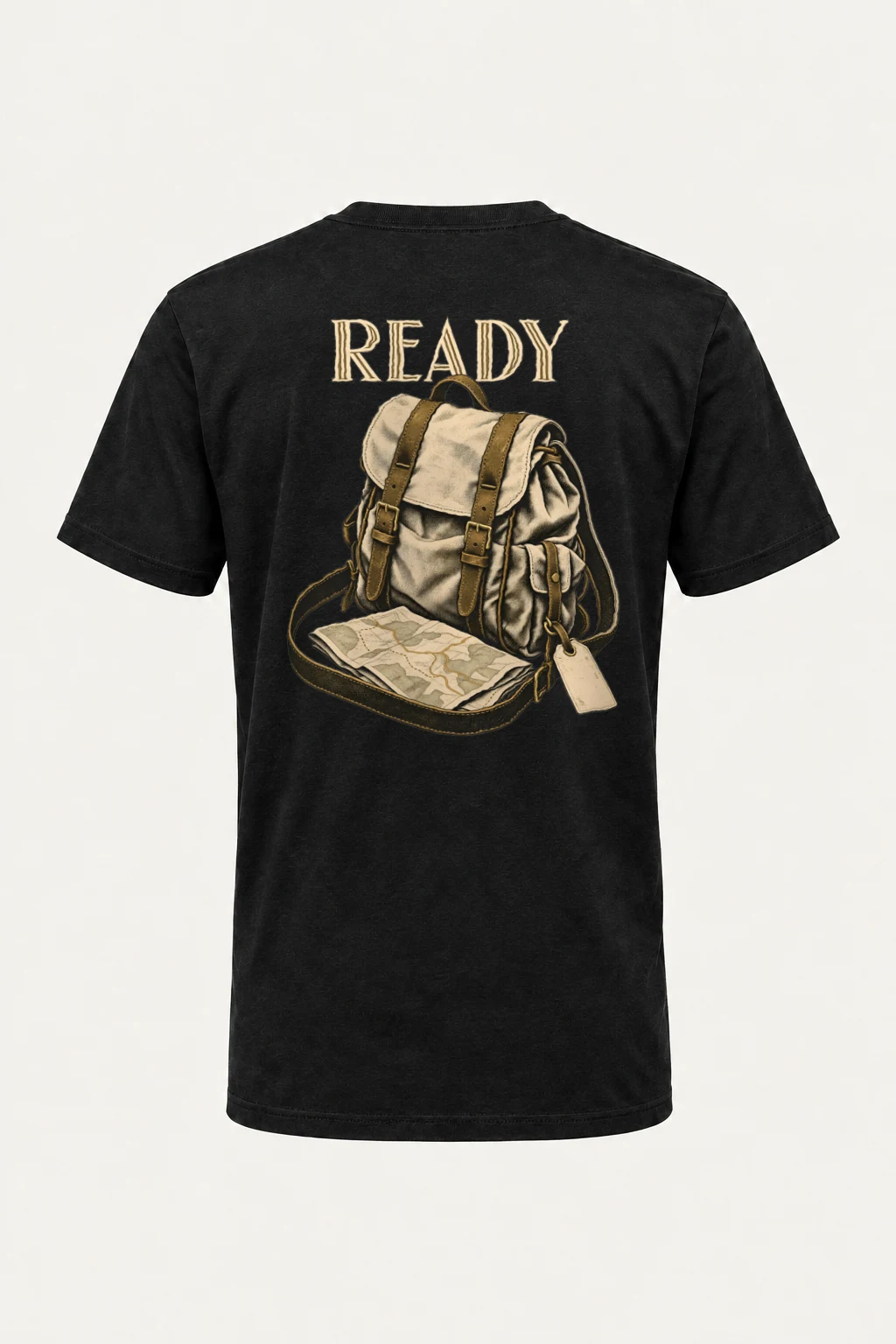 "Vintage Hiking Backpack" Heavyweight Unisex Crewneck T-shirt | Gildan 5000