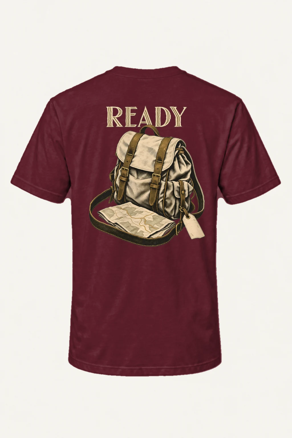 "Vintage Hiking Backpack" Heavyweight Unisex Crewneck T-shirt | Gildan 5000