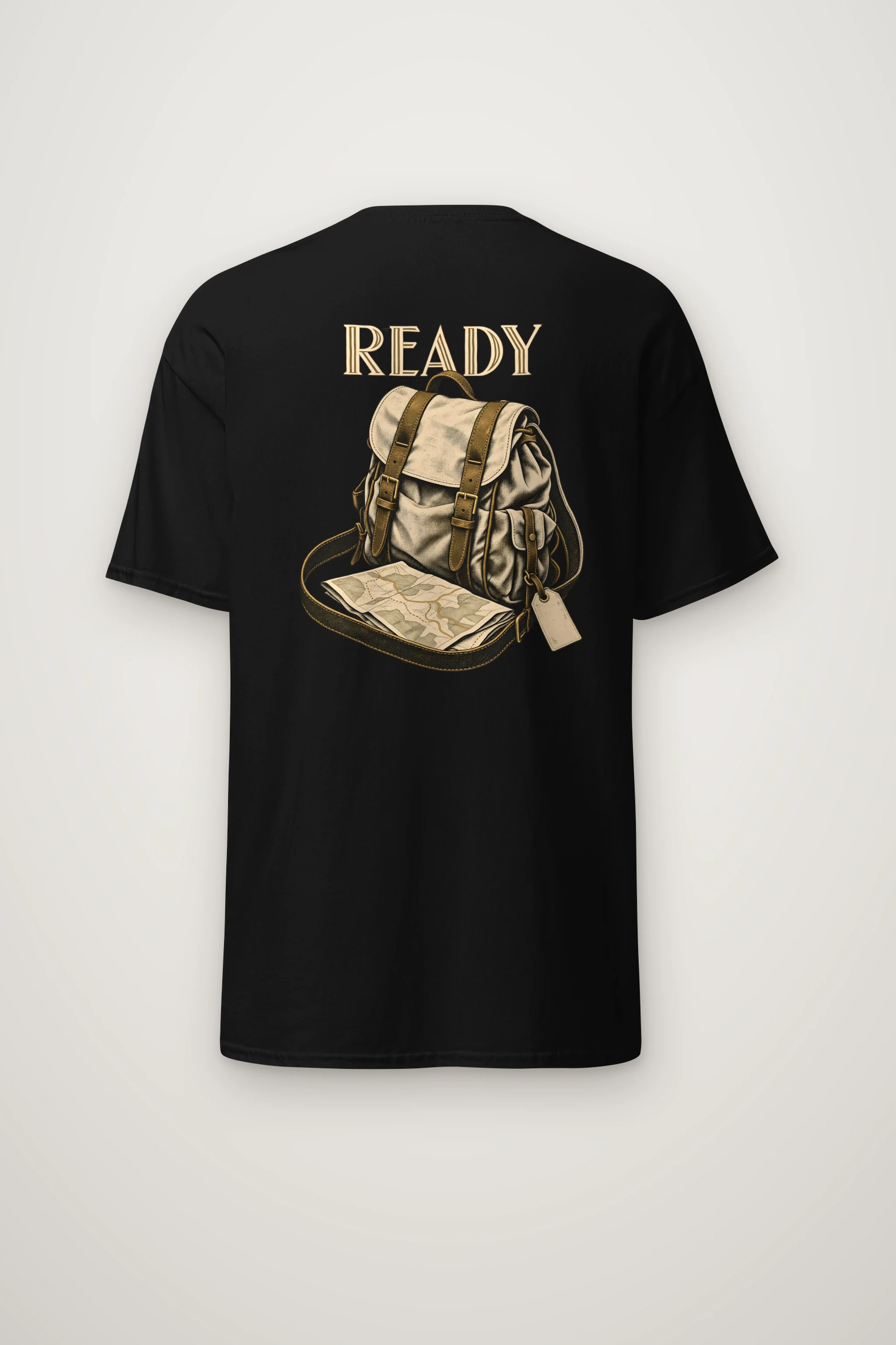 "Vintage Hiking Backpack" Heavyweight Unisex Crewneck T-shirt