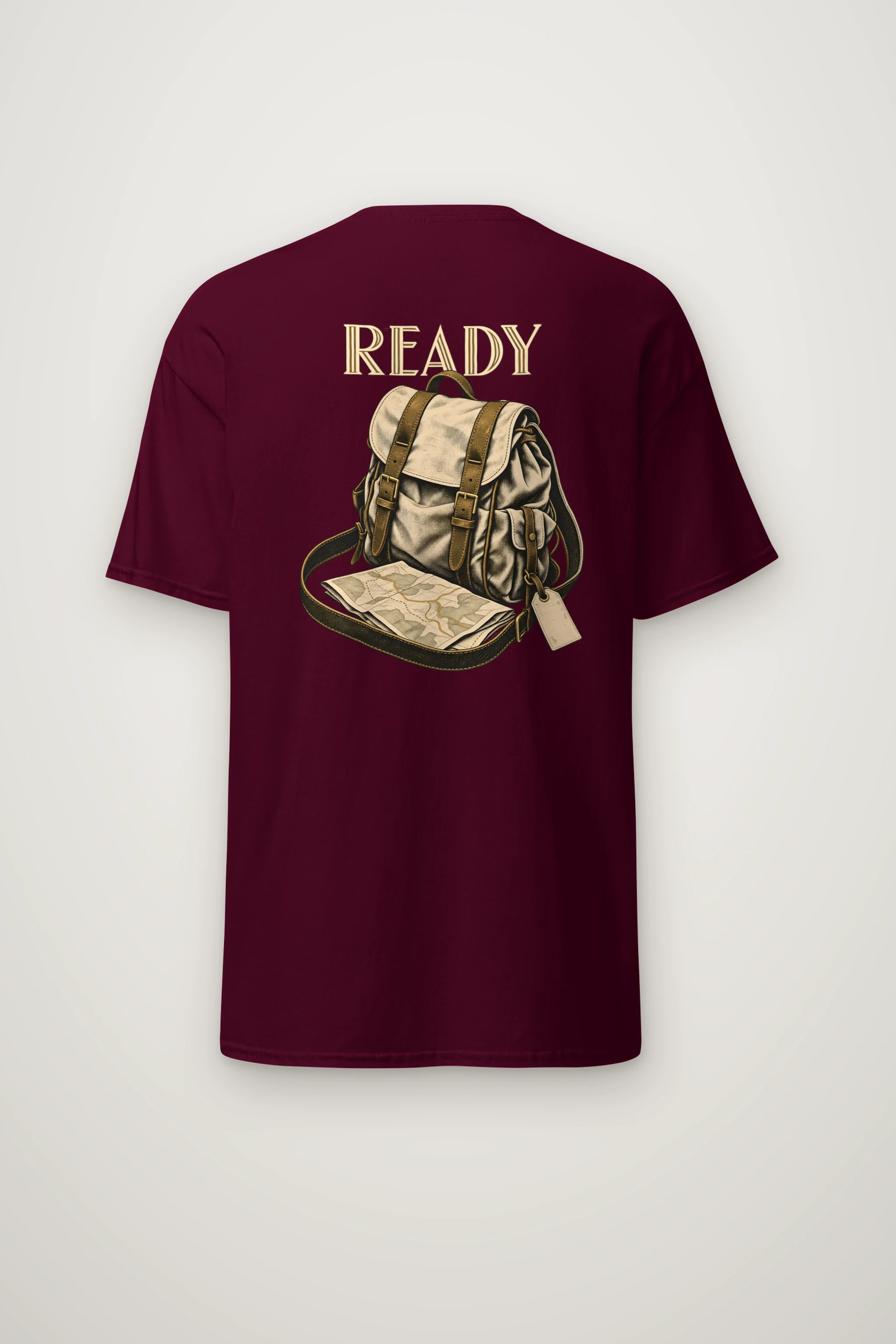 "Vintage Hiking Backpack" Heavyweight Unisex Crewneck T-shirt