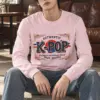 "Vintage K-Pop Crest" Unisex Longsleeve T-shirt