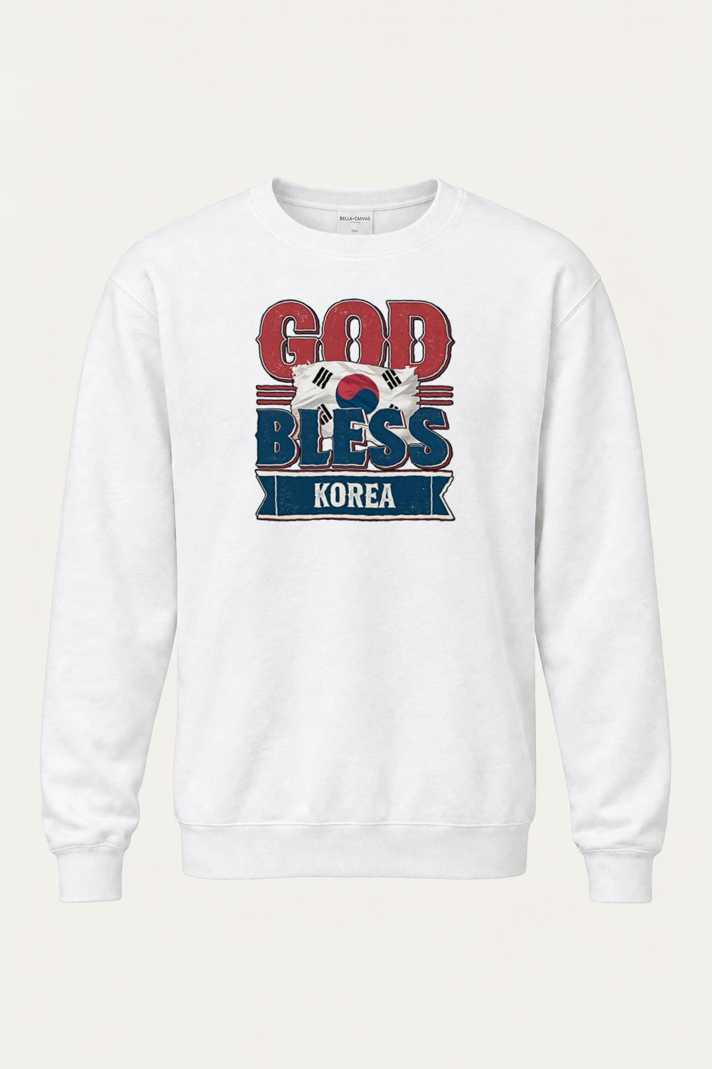 "Vintage Korea Collegiate" Heavy Blend Unisex Crewneck Sweatshirt | Gildan 18000