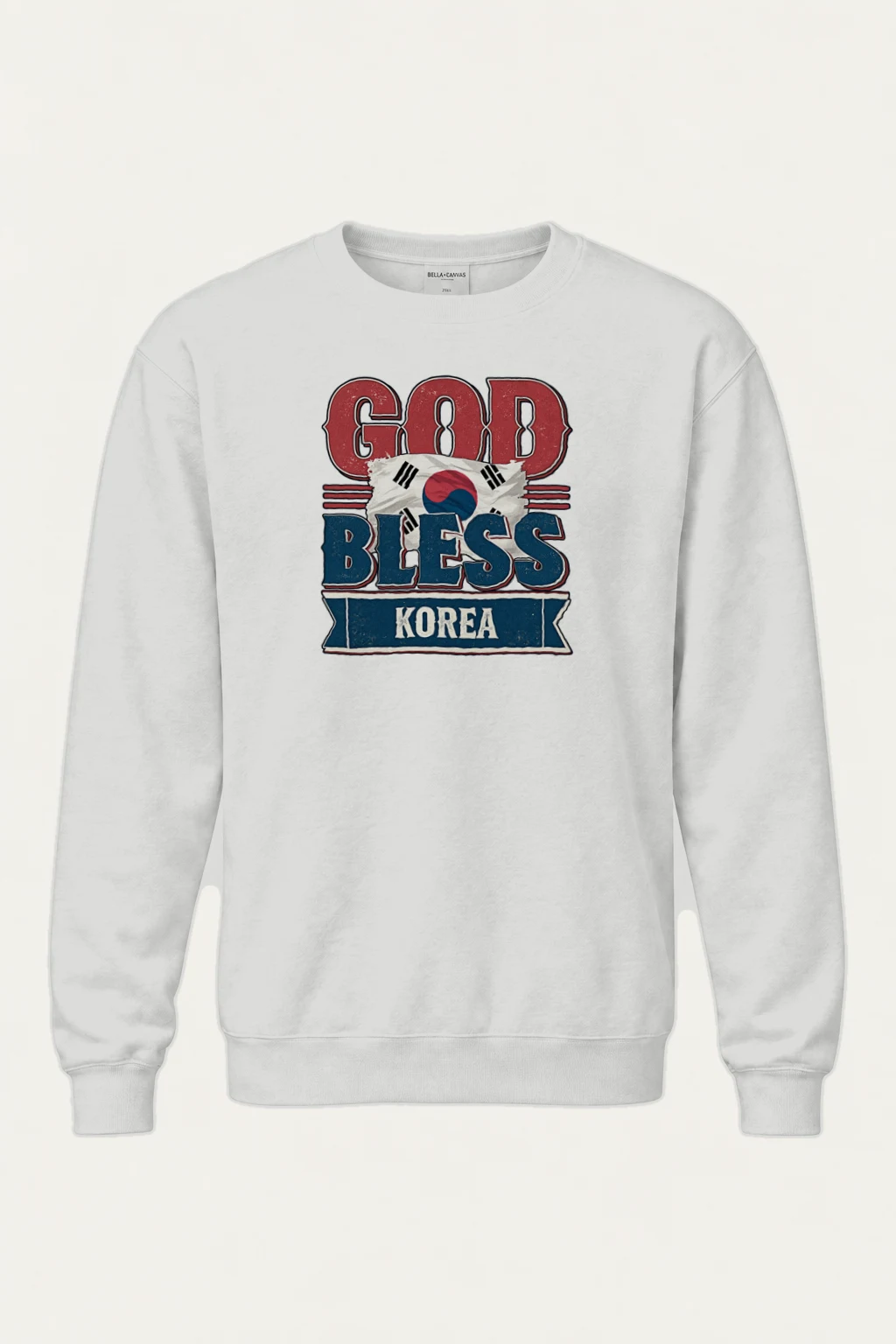 "Vintage Korea Collegiate" Heavy Blend Unisex Crewneck Sweatshirt | Gildan 18000