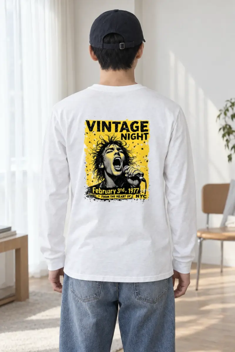"Vintage Night 1977" Unisex Longsleeve T-shirt