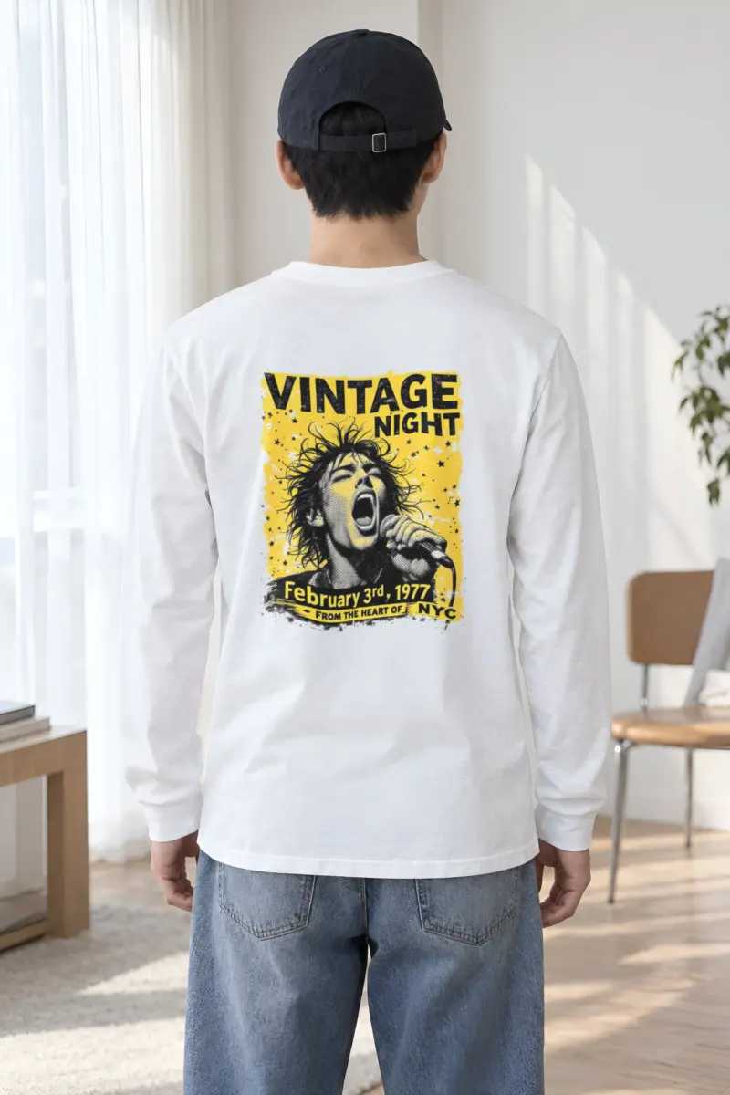 "Vintage Night 1977" Unisex Longsleeve T-shirt