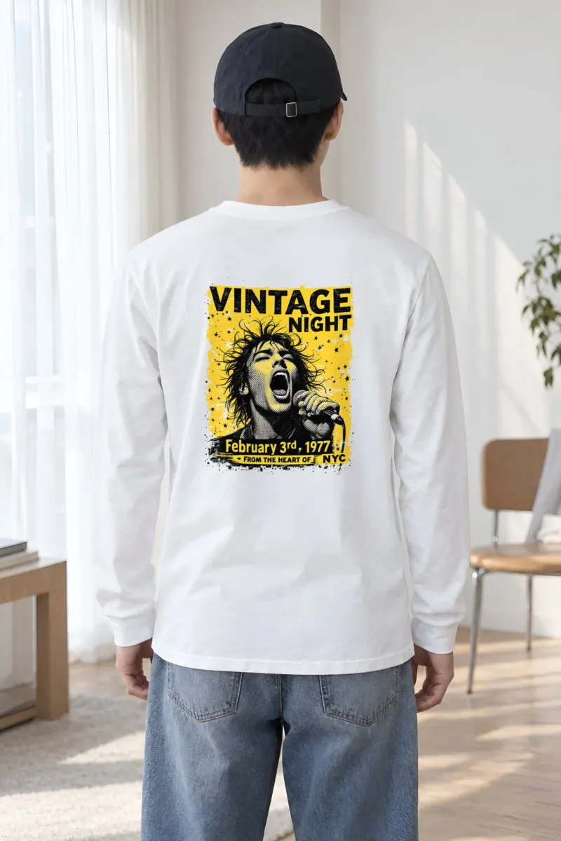 "Vintage Night 1977" Unisex Longsleeve T-shirt