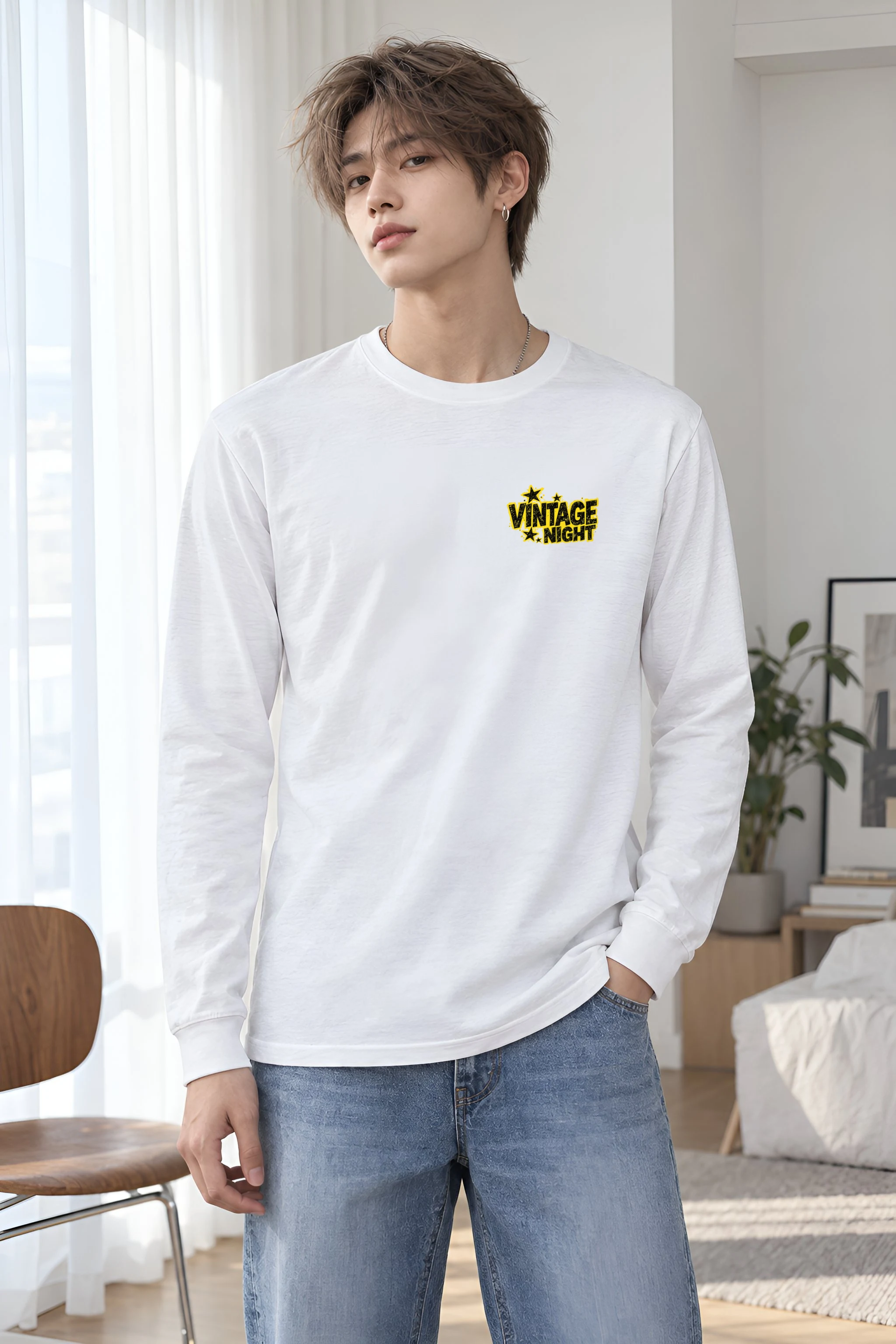 "Vintage Night 1977" Unisex Longsleeve T-shirt