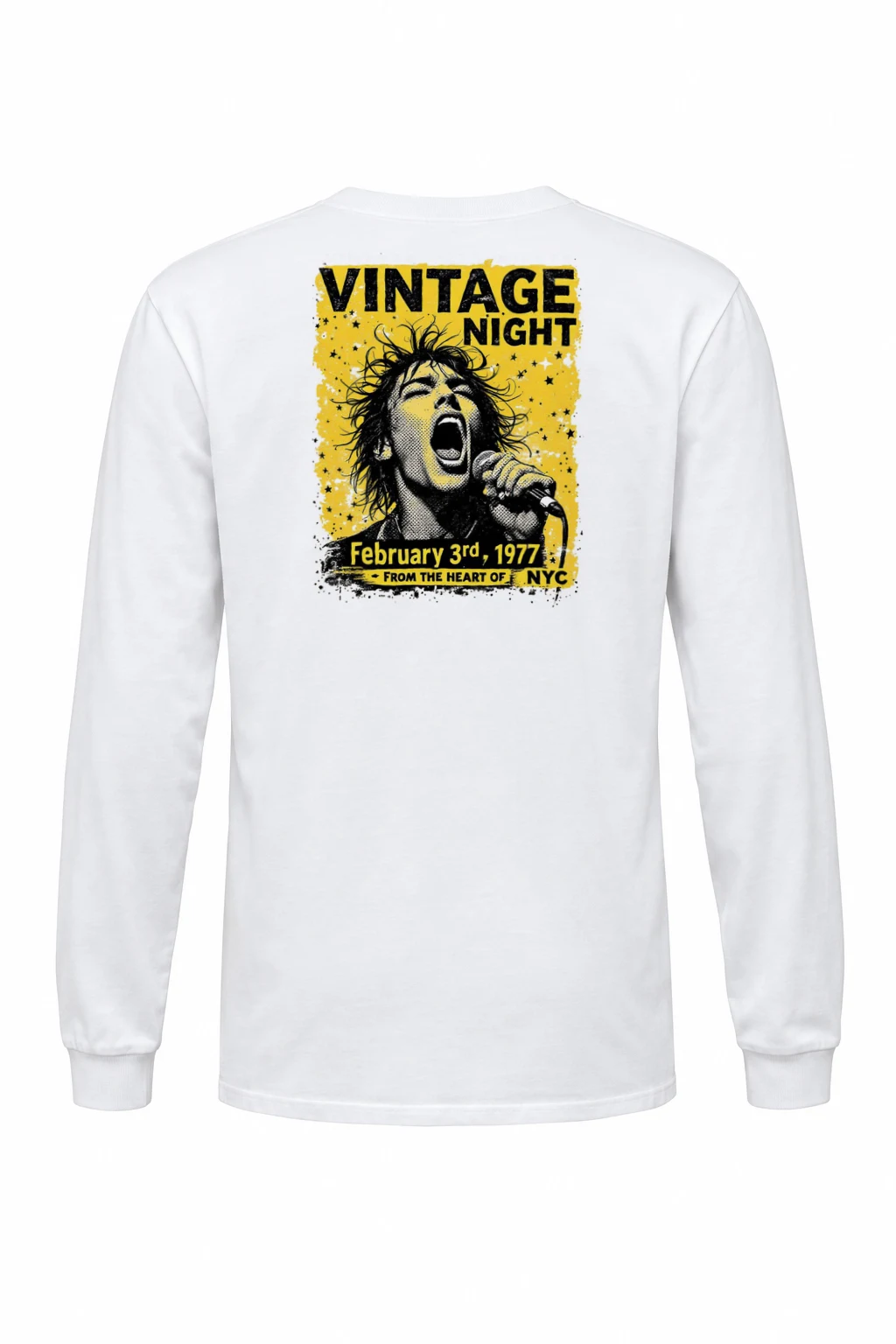 "Vintage Night 1977" Unisex Longsleeve T-shirt | Gildan 2400