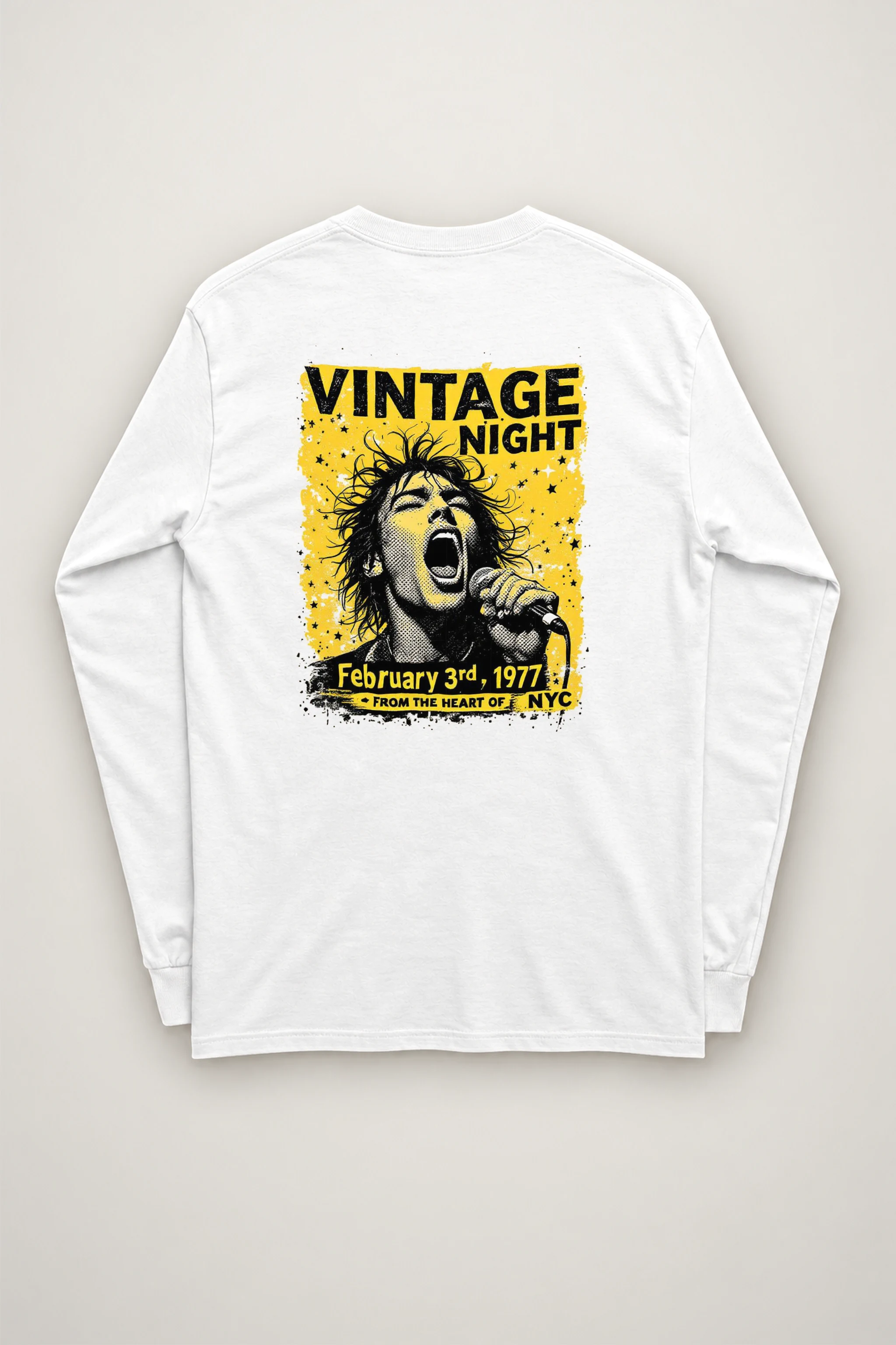"Vintage Night 1977" Unisex Longsleeve T-shirt