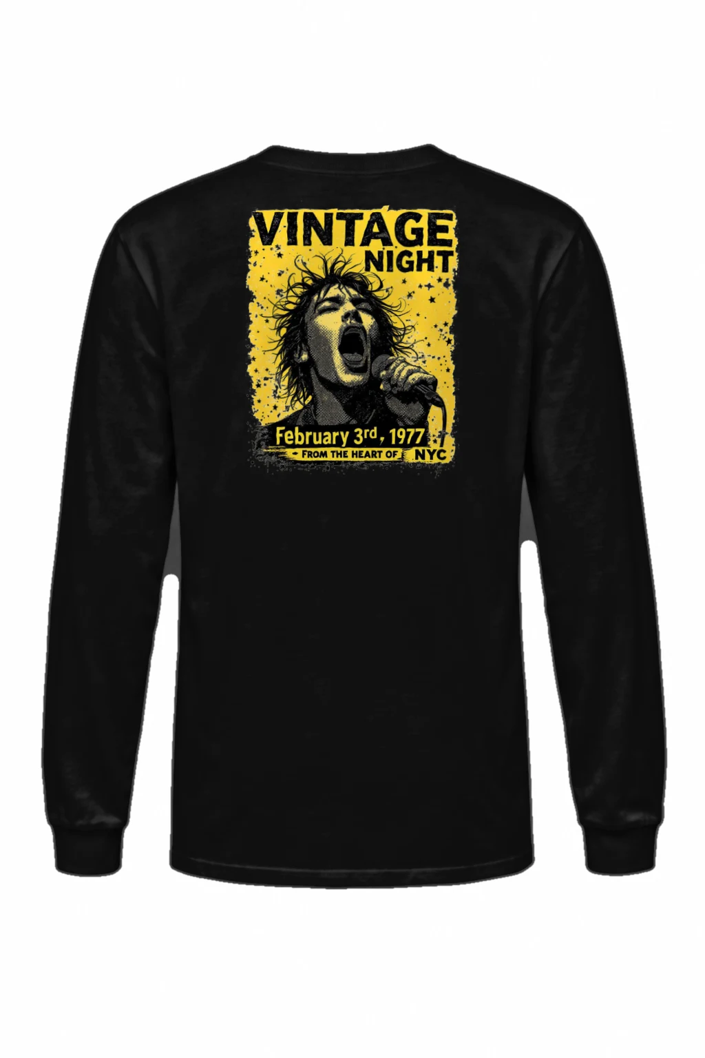 "Vintage Night 1977" Unisex Longsleeve T-shirt | Gildan 2400