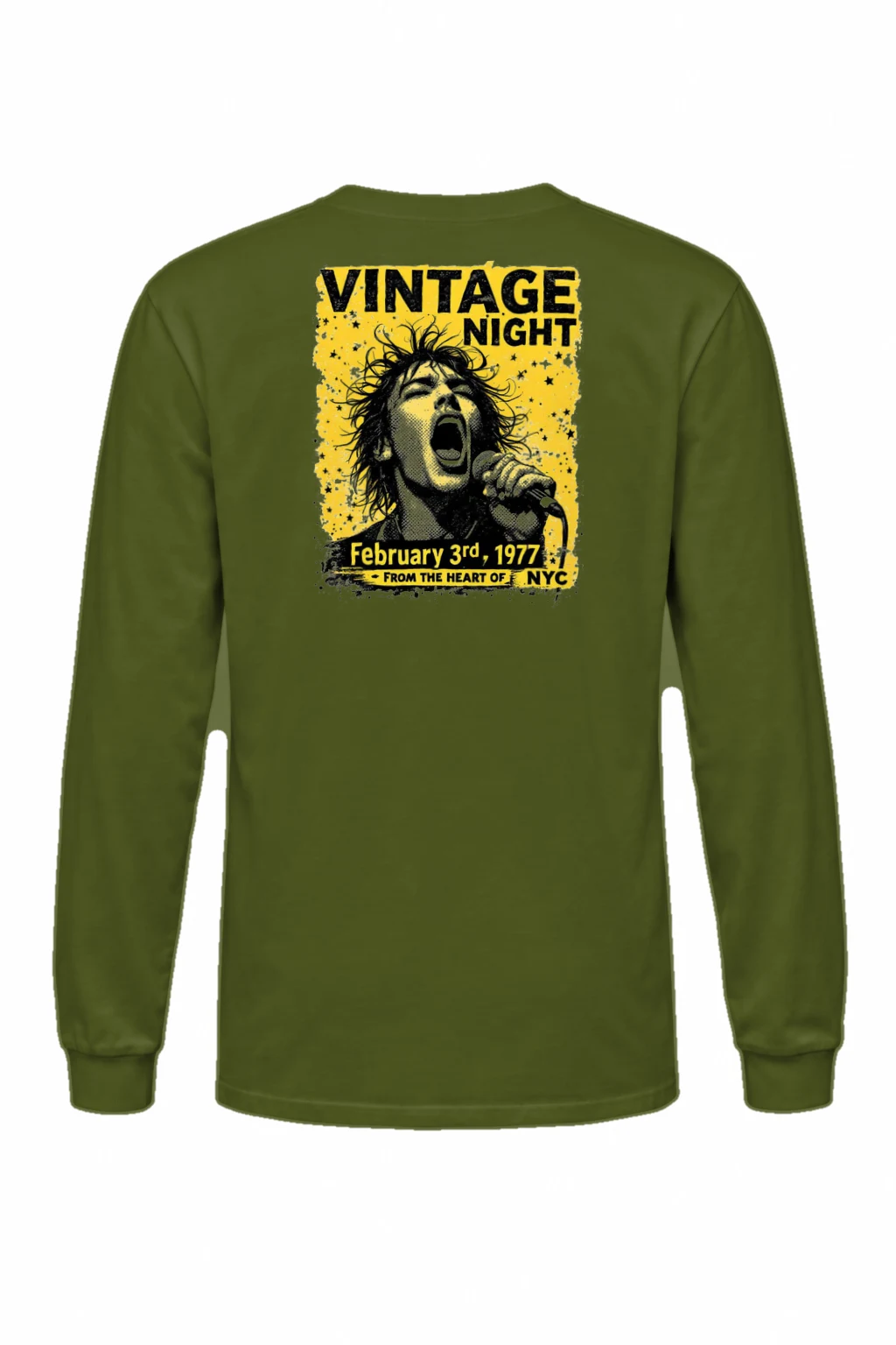 "Vintage Night 1977" Unisex Longsleeve T-shirt | Gildan 2400