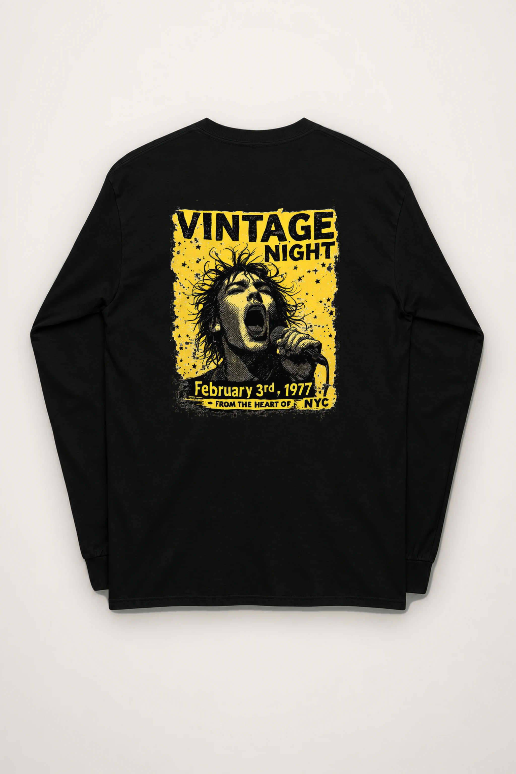 "Vintage Night 1977" Unisex Longsleeve T-shirt