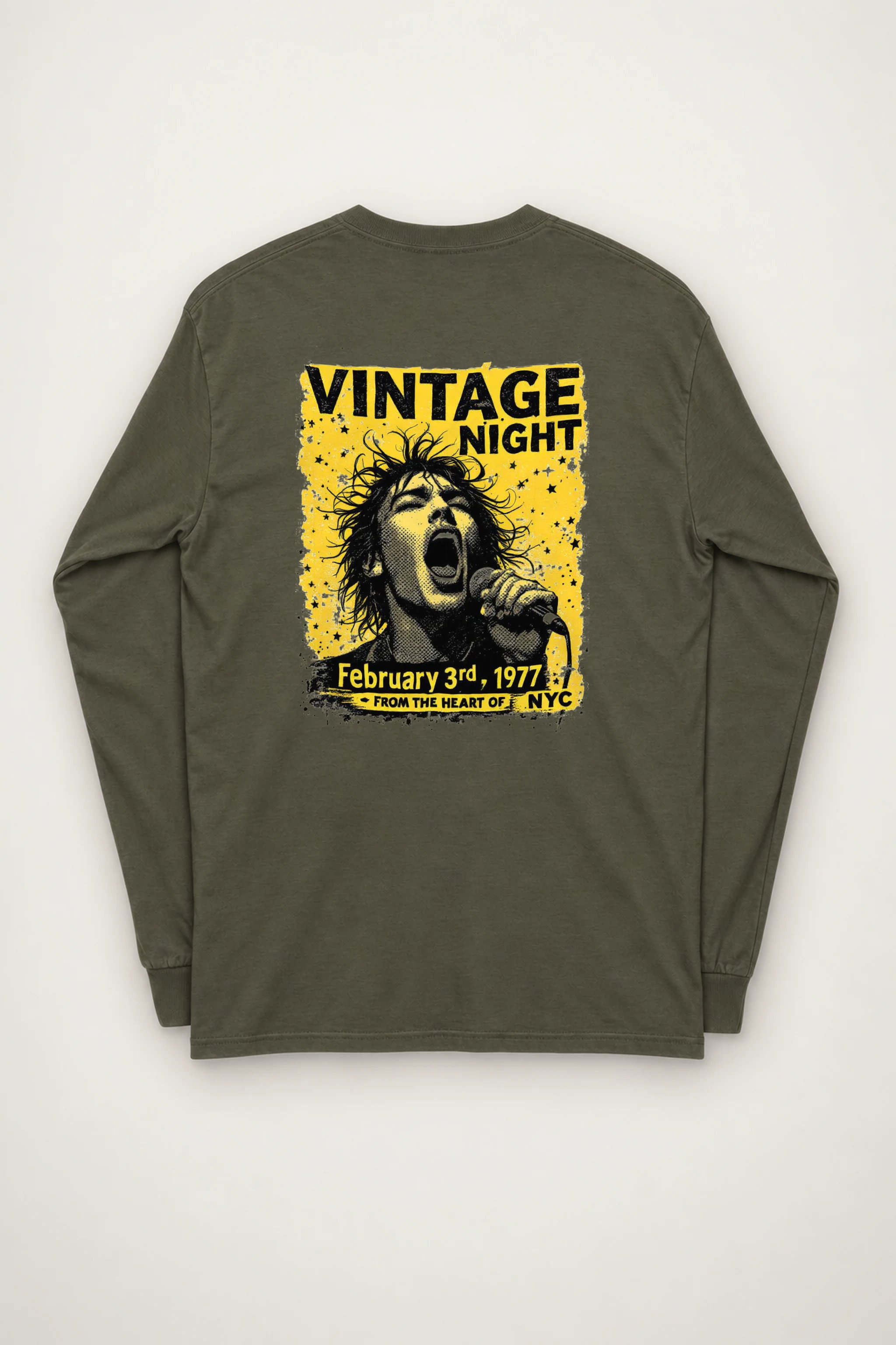 "Vintage Night 1977" Unisex Longsleeve T-shirt