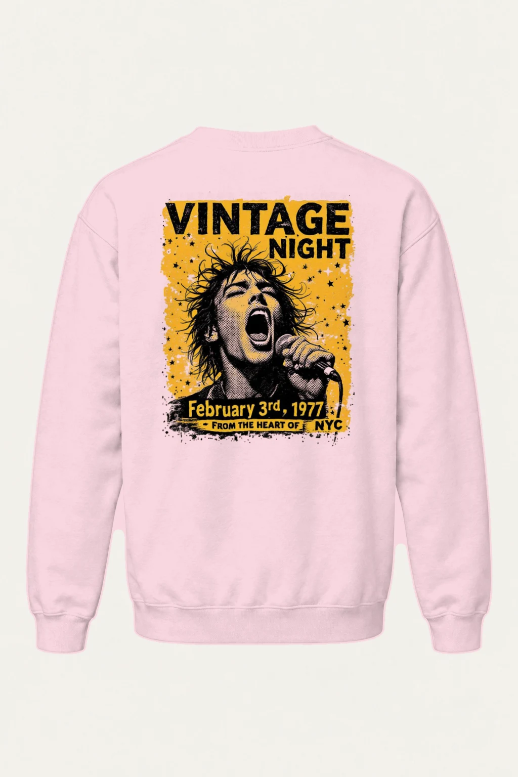 "Vintage Night NYC" Heavy Blend Unisex Crewneck Sweatshirt | Gildan 18000