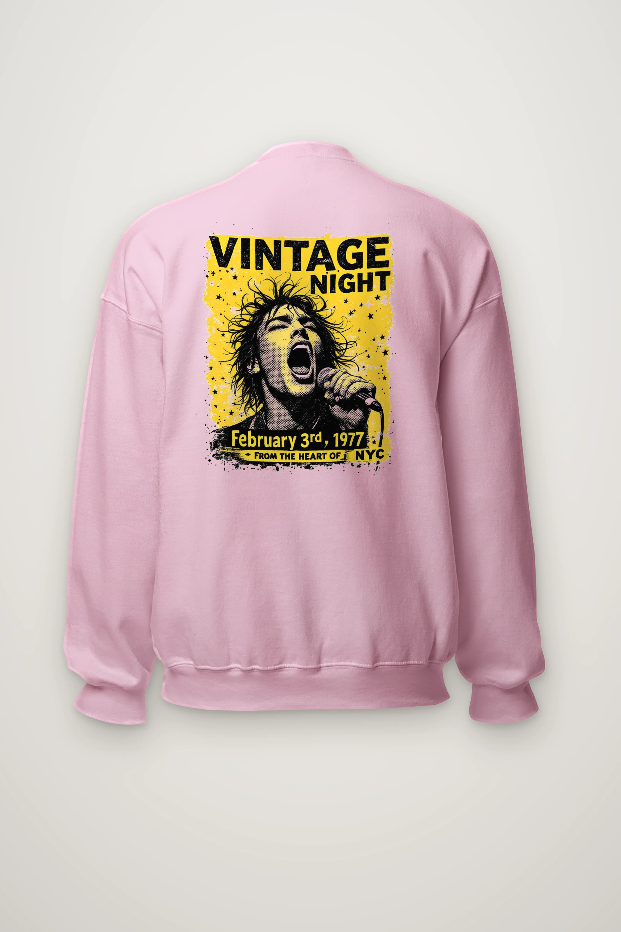 "Vintage Night NYC" Heavy Blend Unisex Crewneck Sweatshirt