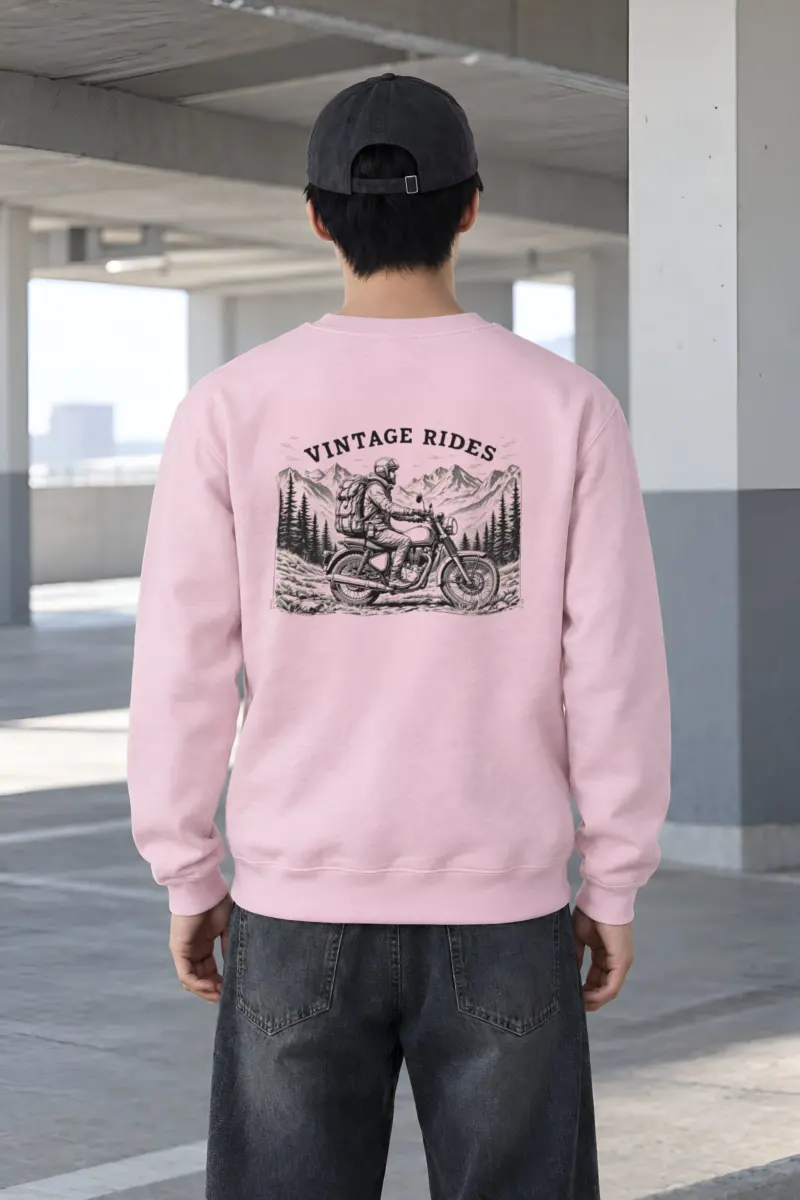 "Vintage Rides" Heavy Blend Unisex Crewneck Sweatshirt