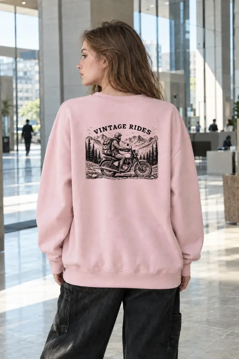 "Vintage Rides" Heavy Blend Unisex Crewneck Sweatshirt | Gildan 18000