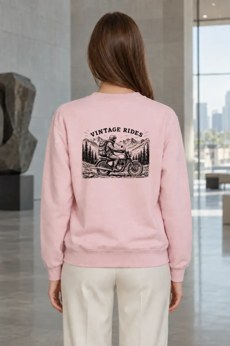"Vintage Rides" Heavy Blend Unisex Crewneck Sweatshirt | Gildan 18000
