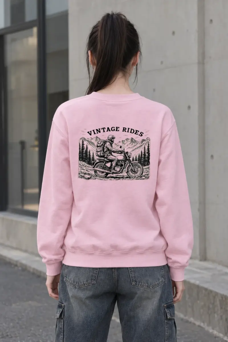 "Vintage Rides" Heavy Blend Unisex Crewneck Sweatshirt