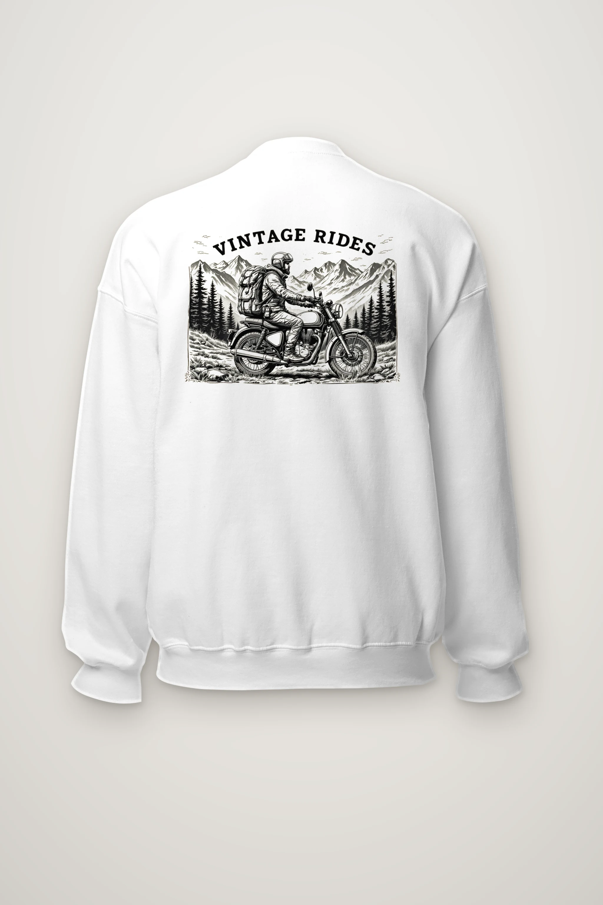 "Vintage Rides" Heavy Blend Unisex Crewneck Sweatshirt
