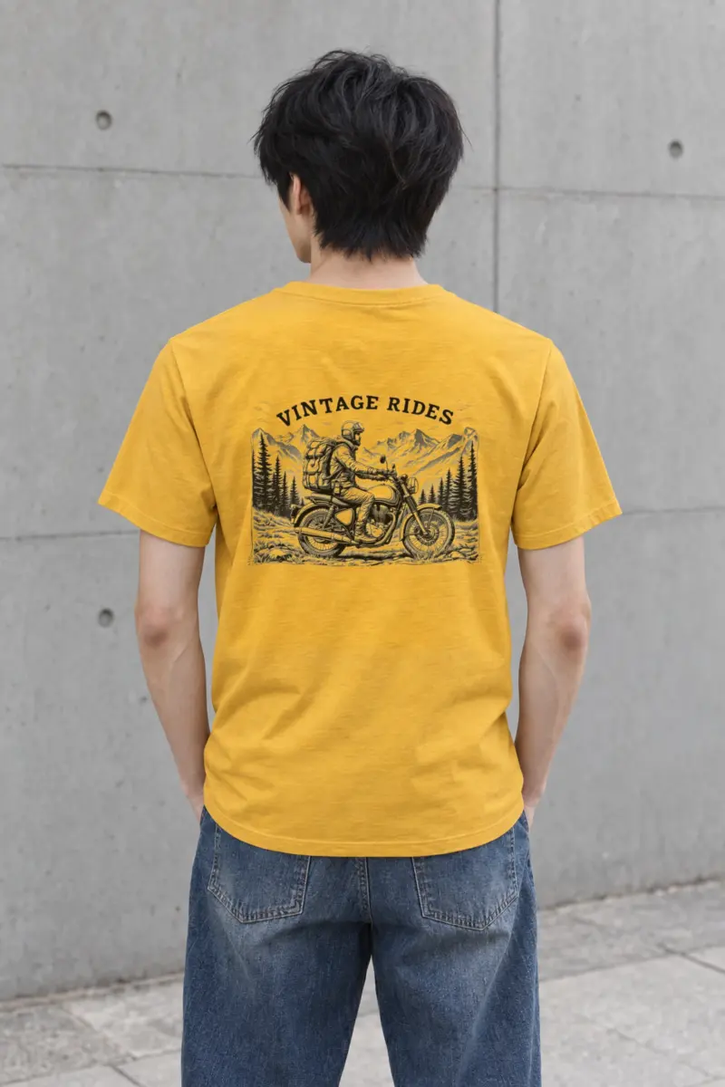 "Vintage Rides" Heavyweight Unisex Crewneck T-shirt