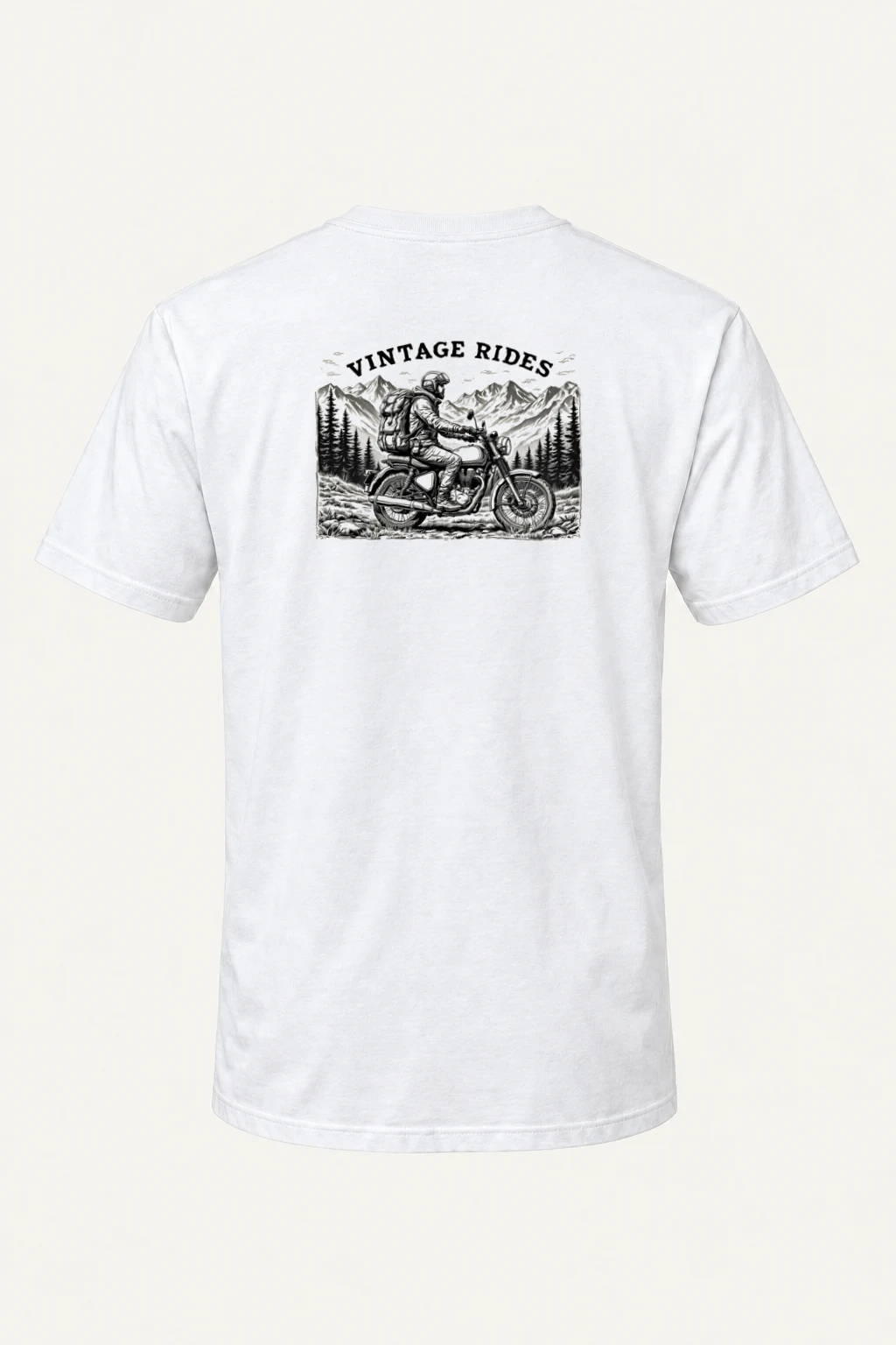 "Vintage Rides" Heavyweight Unisex Crewneck T-shirt | Gildan 5000