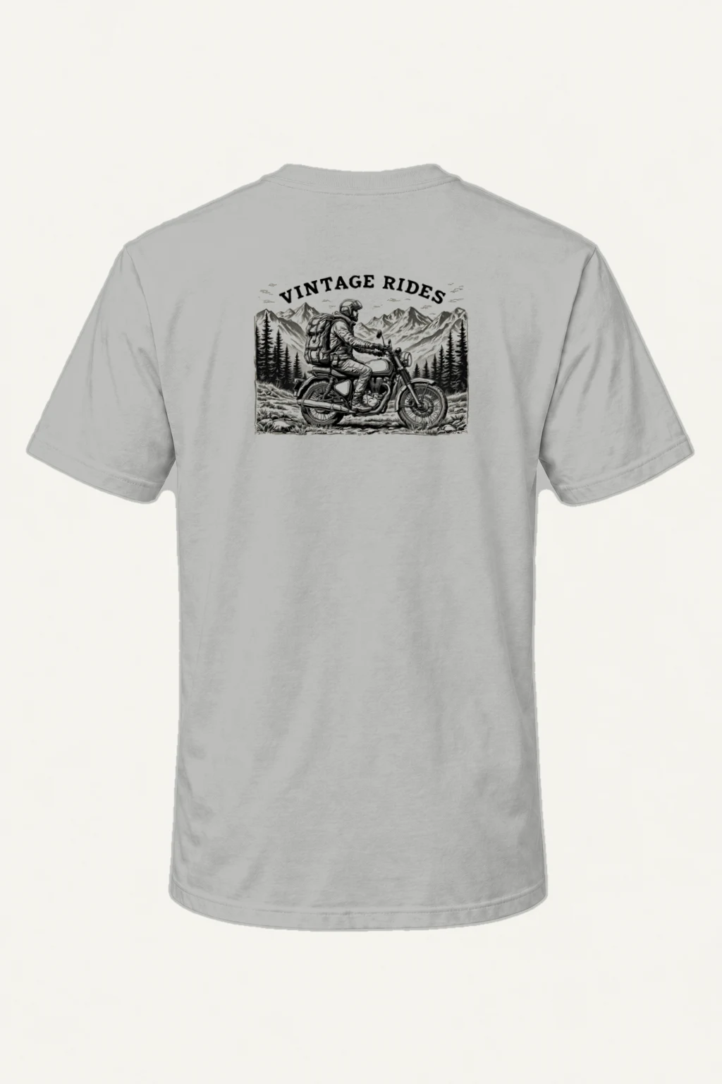 "Vintage Rides" Heavyweight Unisex Crewneck T-shirt | Gildan 5000