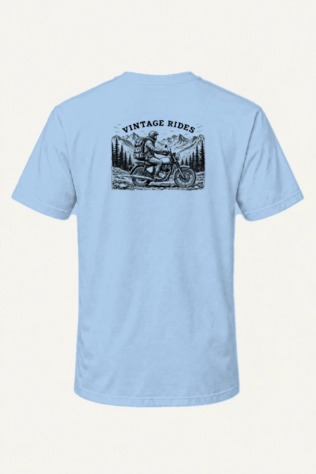 "Vintage Rides" Heavyweight Unisex Crewneck T-shirt | Gildan 5000