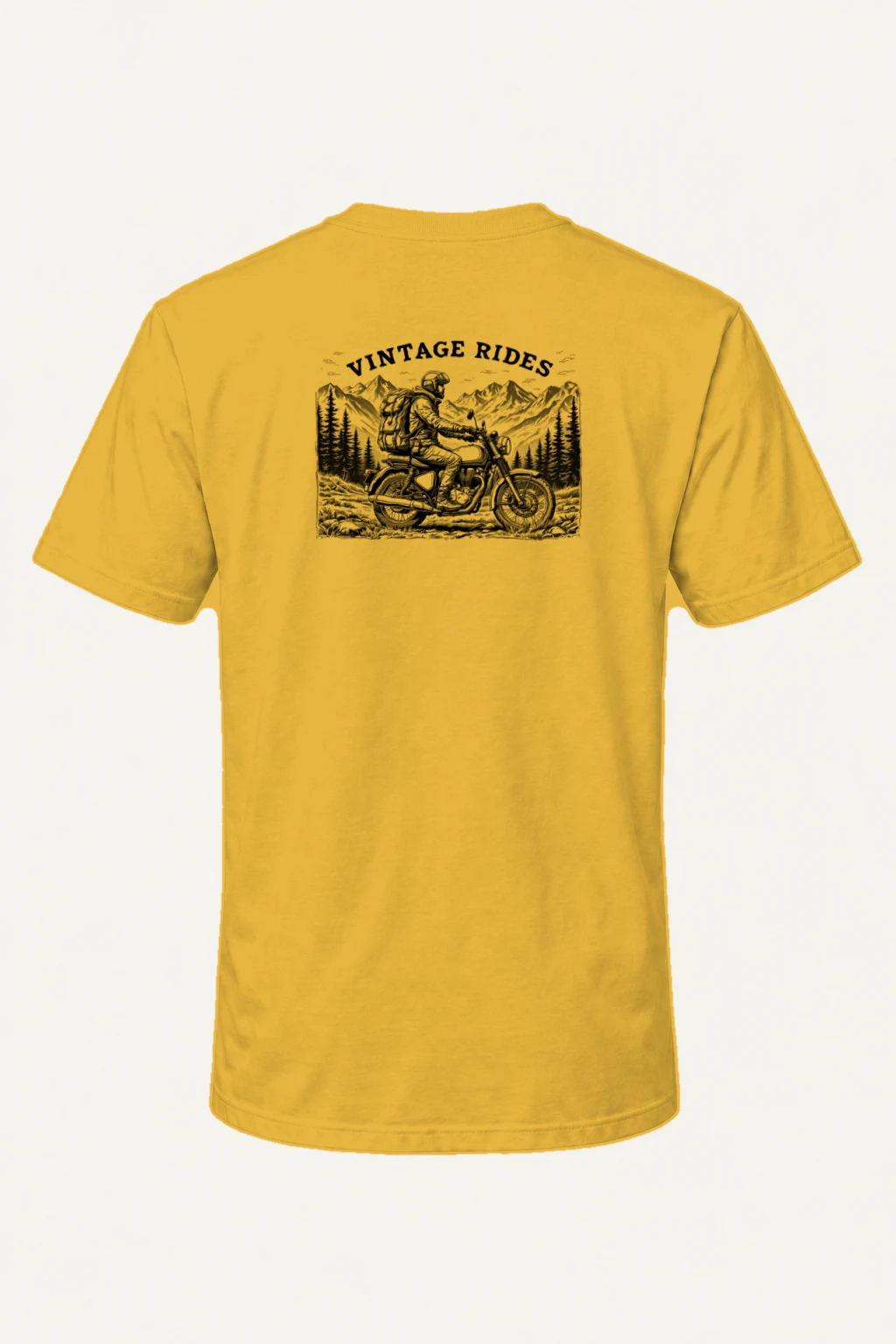 "Vintage Rides" Heavyweight Unisex Crewneck T-shirt | Gildan 5000