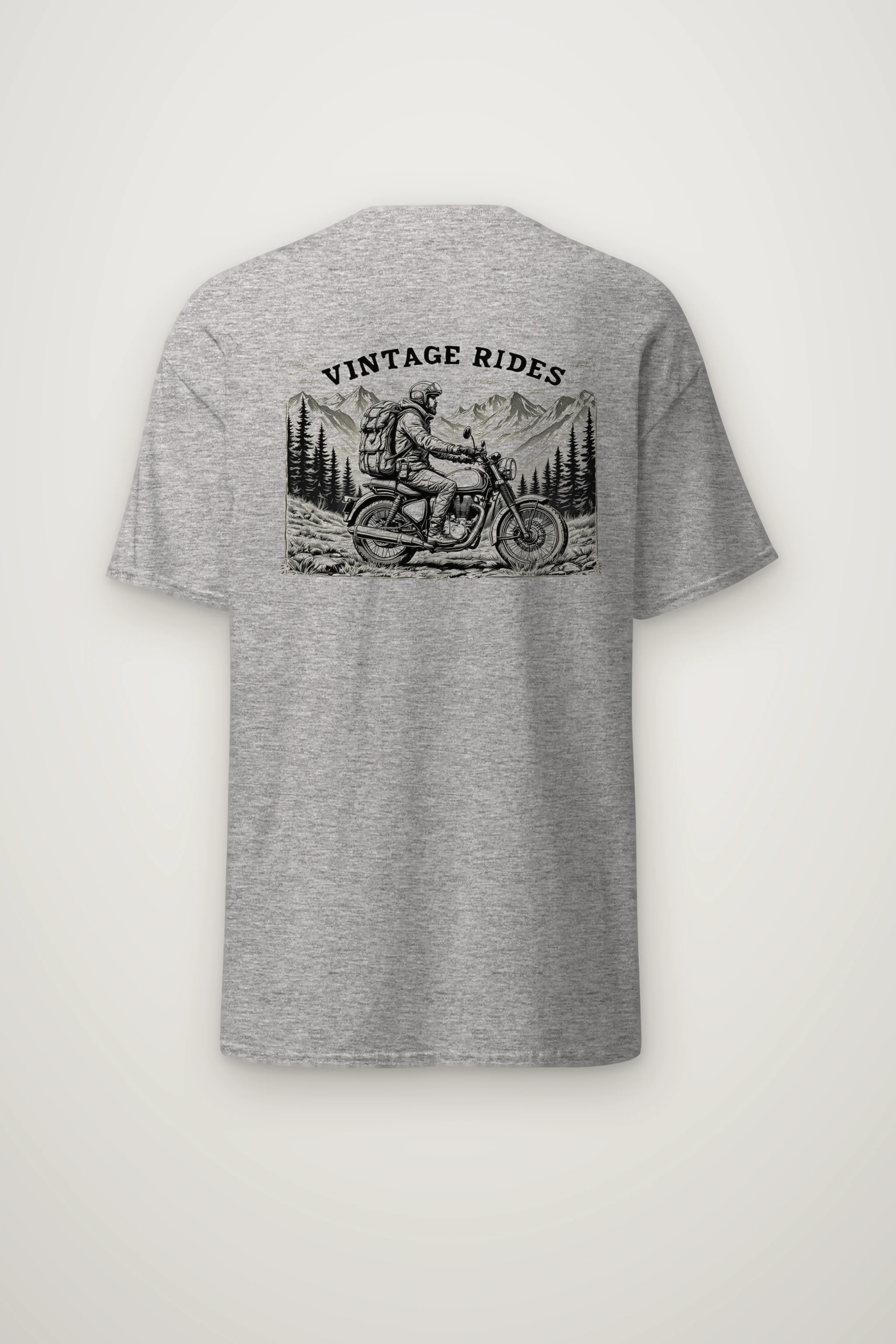 "Vintage Rides" Heavyweight Unisex Crewneck T-shirt