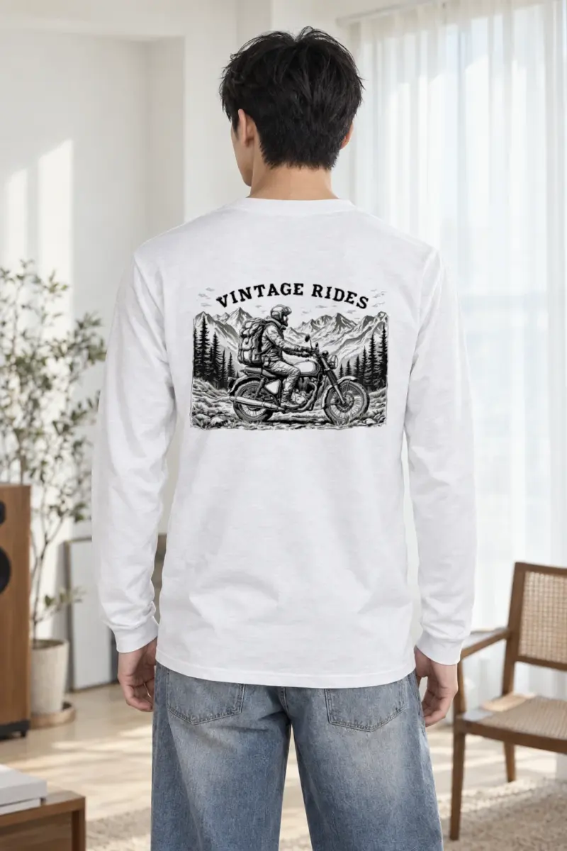"Vintage Rides" Unisex Longsleeve T-shirt