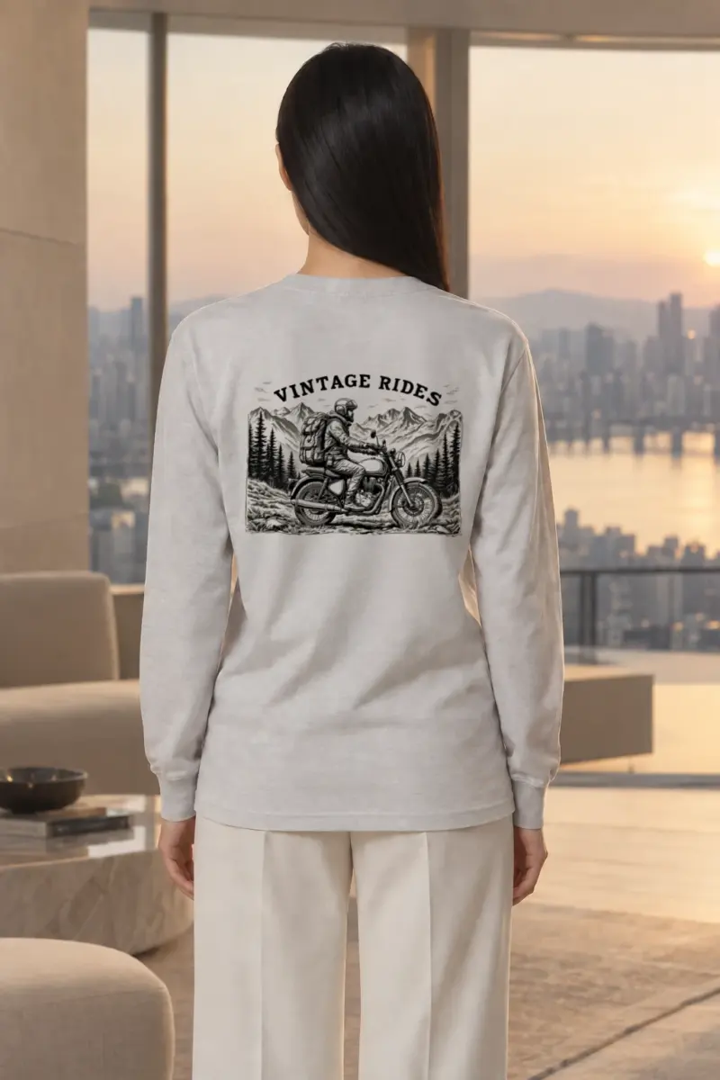 "Vintage Rides" Unisex Longsleeve T-shirt | Gildan 2400