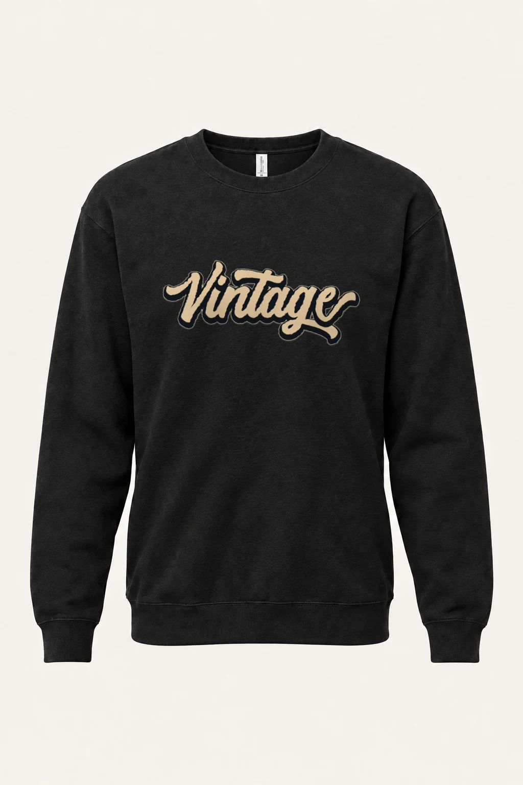 "Vintage Script" Heavy Blend Unisex Crewneck Sweatshirt | Gildan 18000