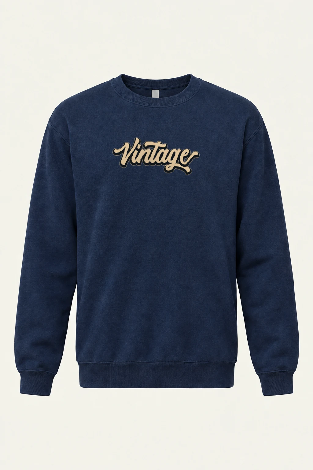 "Vintage Script" Heavy Blend Unisex Crewneck Sweatshirt | Gildan 18000