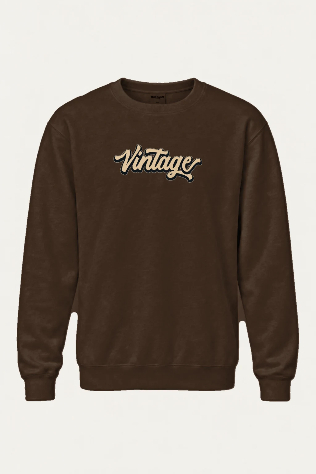 "Vintage Script" Heavy Blend Unisex Crewneck Sweatshirt | Gildan 18000