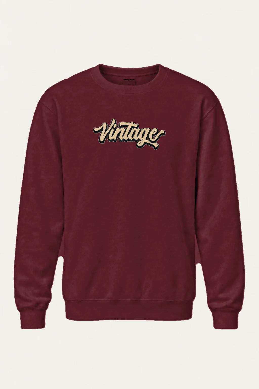 "Vintage Script" Heavy Blend Unisex Crewneck Sweatshirt | Gildan 18000
