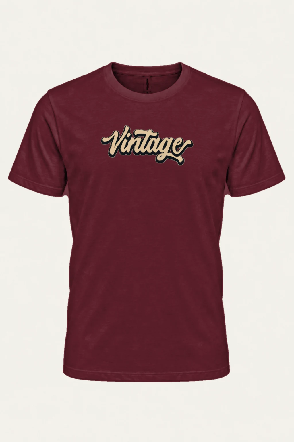 "Vintage Script" Heavyweight Unisex Crewneck T-shirt | Gildan 5000