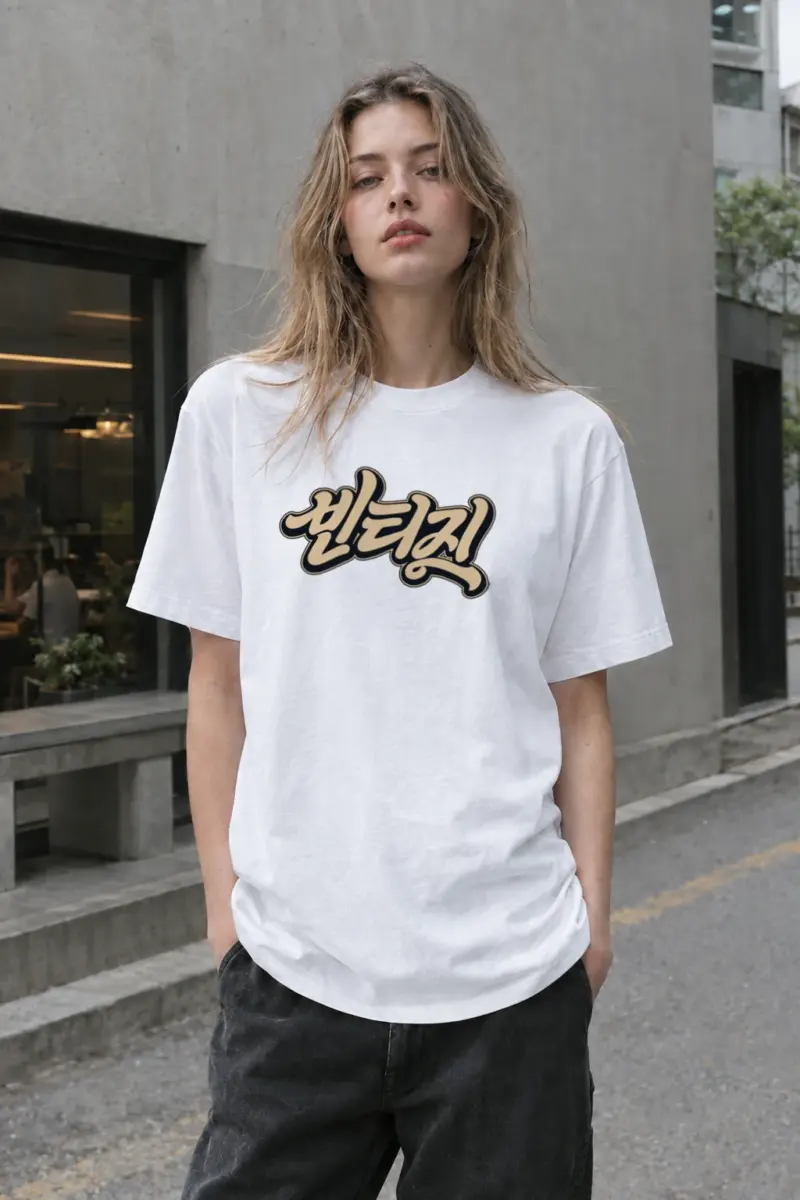 “Vintage Script” Premium Unisex Crewneck T-shirt | Bella + Canvas 3001