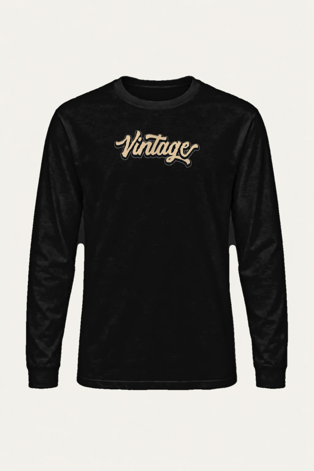 "Vintage Script" Unisex Longsleeve T-shirt | Gildan 2400
