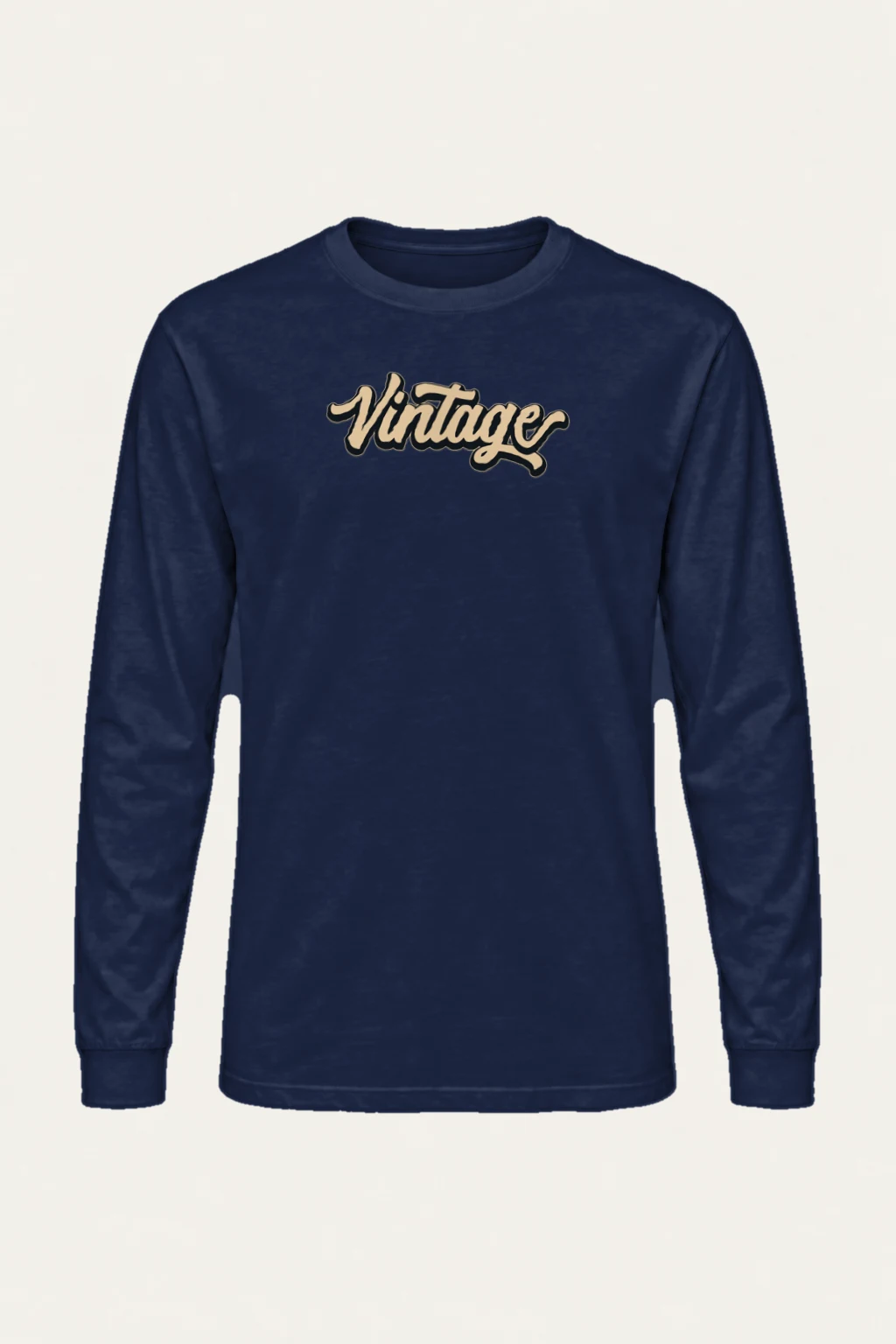 "Vintage Script" Unisex Longsleeve T-shirt | Gildan 2400