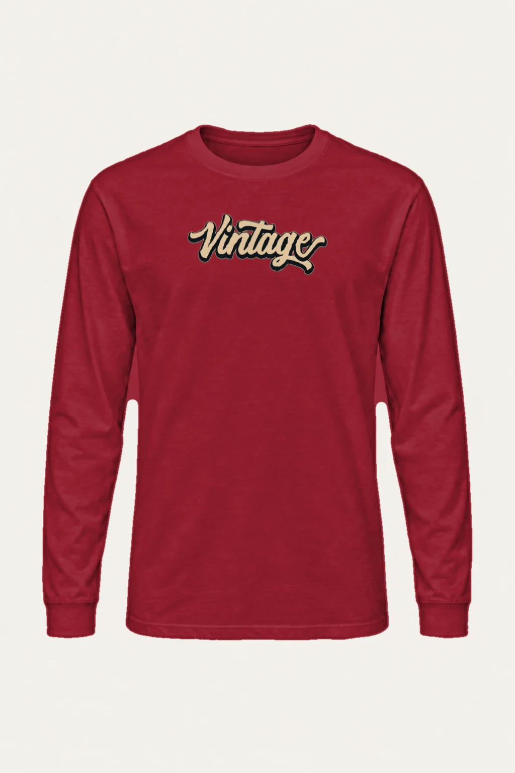 "Vintage Script" Unisex Longsleeve T-shirt | Gildan 2400