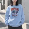 "Vintage Soul Seoul" Heavy Blend Unisex Crewneck Sweatshirt | Gildan 18000