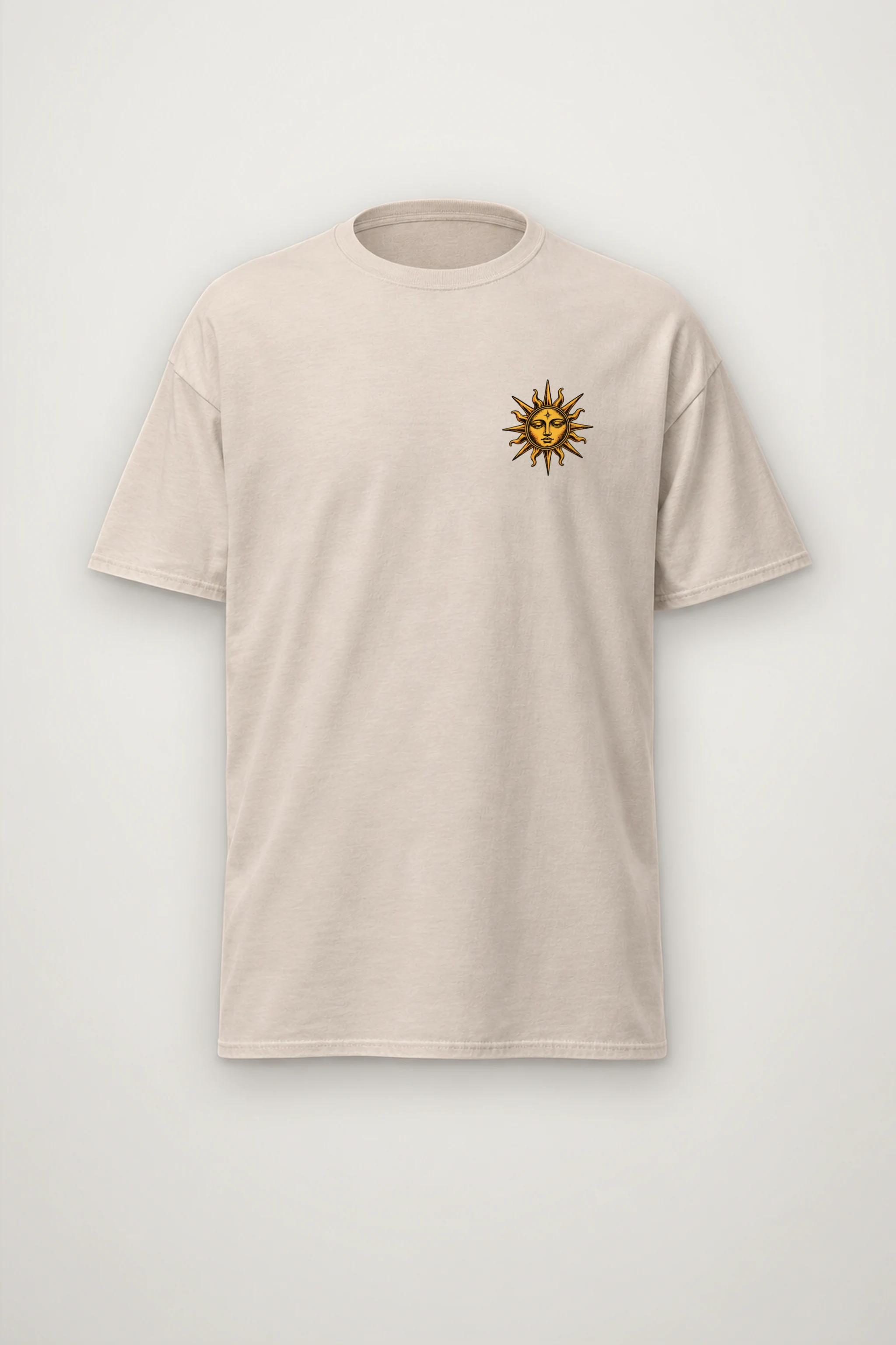 "Vintage Sound Owl" Heavyweight Unisex Crewneck T-shirt