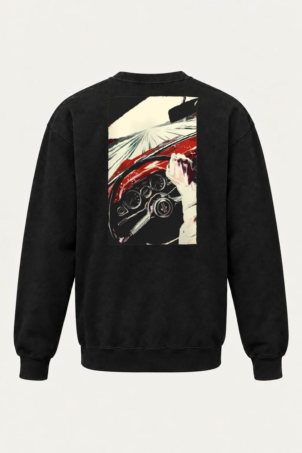"Vintage Speed Grip" Heavy Blend Unisex Crewneck Sweatshirt | Gildan 18000
