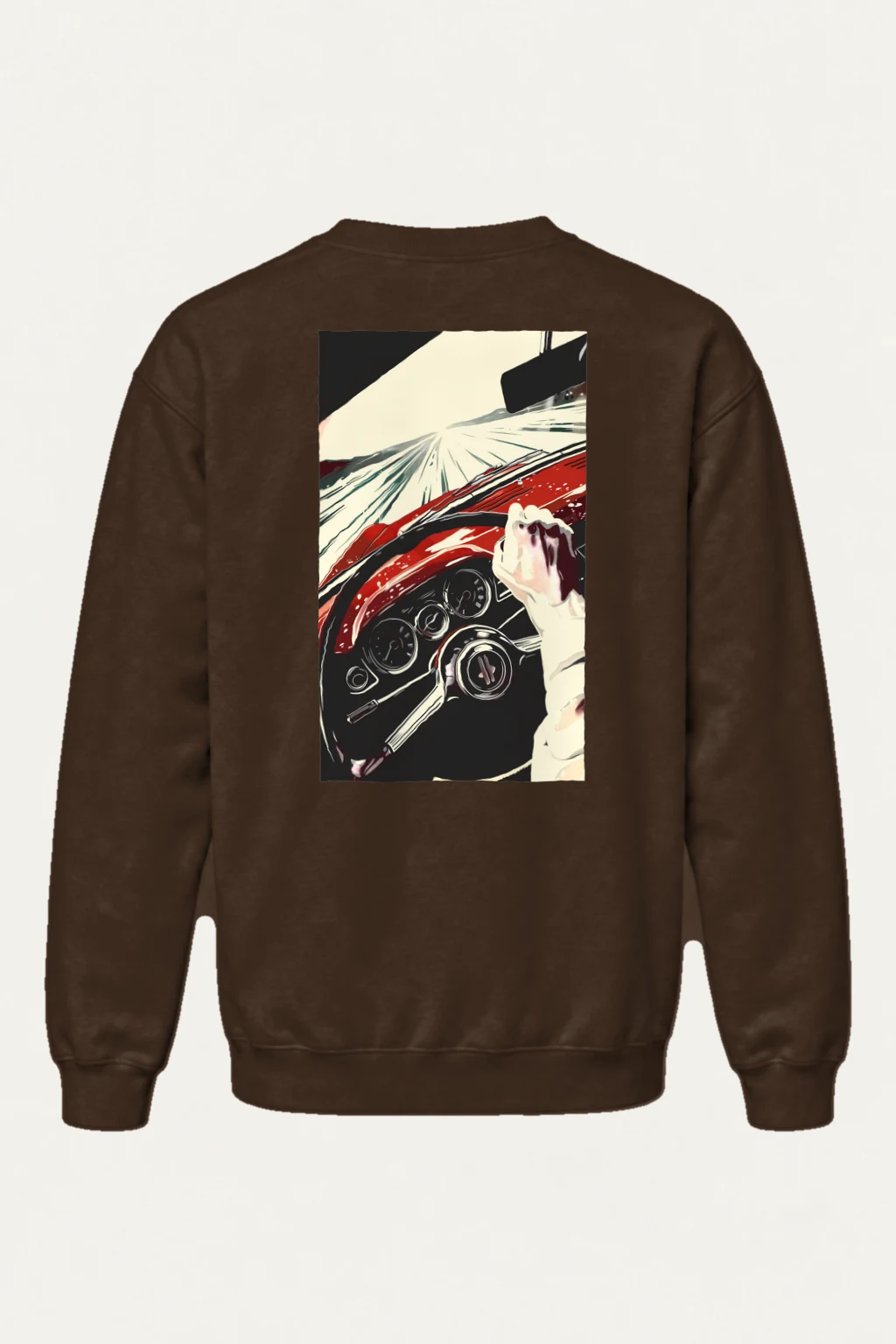 "Vintage Speed Grip" Heavy Blend Unisex Crewneck Sweatshirt | Gildan 18000