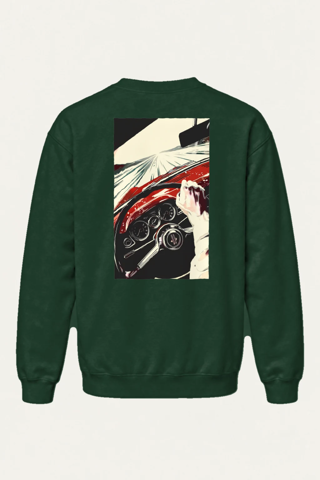 "Vintage Speed Grip" Heavy Blend Unisex Crewneck Sweatshirt | Gildan 18000