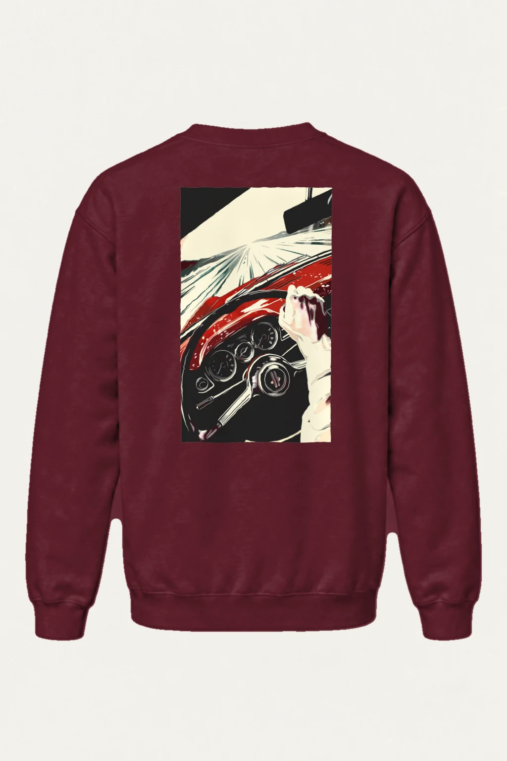 "Vintage Speed Grip" Heavy Blend Unisex Crewneck Sweatshirt | Gildan 18000
